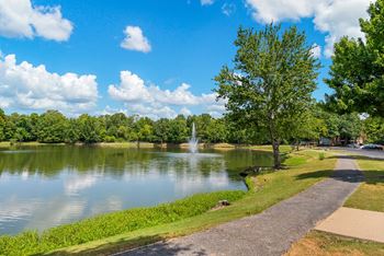 8-Acre stocked lake with fountain